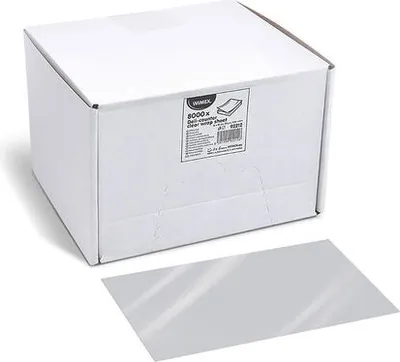 Produktbild von 8000x Zuschnitte PP transparent klar 120 x 180mm (1/32 Bogen) Spenderkarton