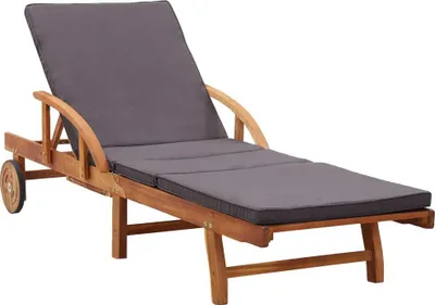 Immagine prodotto di Lettino con imbottitura in legno massiccio di acacia