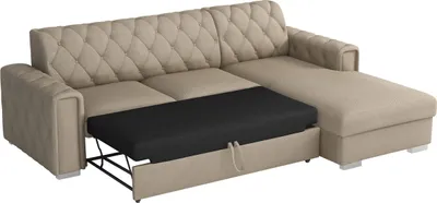 Produktbild von MIRJAN24 Ecksofa Roma mit Bettkasten und Schlaffunktion, Einstellbare Kopfstützen, L-Form (Farbe: Kronos 46, Seite: Rechts)