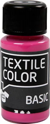 Zdjęcie produktu dla Creativ Company Textile Color, 50 ml, Różowy, Zmywalny, 1 szt.