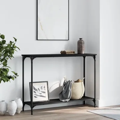 Produktbild von Cloris Designermöbel Konsolentisch Schwarz 101x30,5x75 cm Holzwerkstoff 2024 Neu
