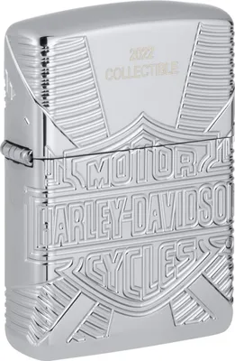 Obrázek produktu pro Zapalova? Zippo Harley Davidson Collectible 2022 8strann? hluboce gravírovaný s epoxy inlay v dárkové krabi?ce