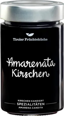 Produktbild von Amarenatakirschen ohne Stein 850g von Unterweger Konfitüren UWE