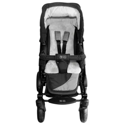 Produktbild von Heitmann Lammfell - Auflage für Kinderwagen Babywanne ca. 77x35 cm grau
