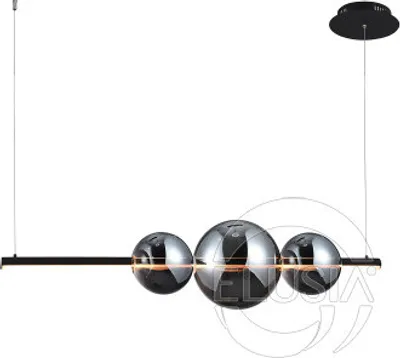 Produktbild von Leuchte Sandra 3, Chrom, dimmbar, 120x25x120 cm, 4600 Lumen, 3000 Kelvin