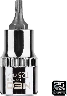 Productafbeelding van NEO TOOLS doppeninzetstuk 08-751, 55 mm, chroom-vanadiumstaal, gereedschapsstaal