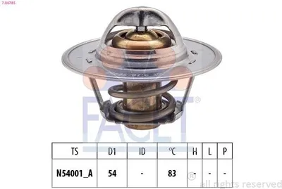 Produktbild von FACET Thermostat Kühlmittel 83°C für VW POLO (9N) Polo Schrägheck (6R1, 6C1) für SKODA Fabia II Schrägheck (542) für SEAT Ibiza III Schrägheck (6L)