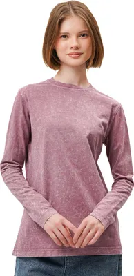 Immagine prodotto di Maglia a maniche lunghe da donna 4XL - Stonewash - 100% cotone - Stile elegante e casual