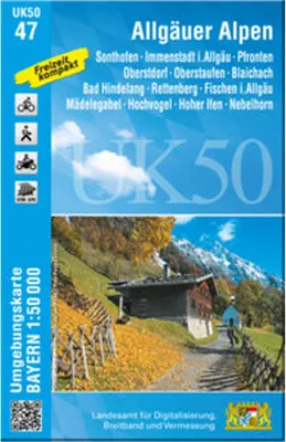 Image de Alpes d'Allgäu 1:50 000 (UK50-47)