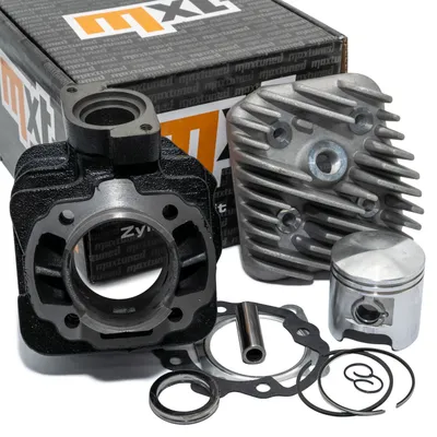 Zdjęcie produktu dla Zestaw cylindra MXT SPORT 70 ccm, chłodzony powietrzem, o średnicy 12 mm, kompletny, przeznaczony do skutera Peugeot Speedfight 2 50 ccm, chłodzony powietrzem