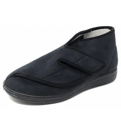 Produktbild von Fischer Markenschuhe Diabetiker Schuh Klettschuh Schwarz
