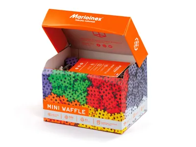 Produktbild von Marioinex Toy Factory Mini Waffles Standardní Kostky 500 Ks 2+