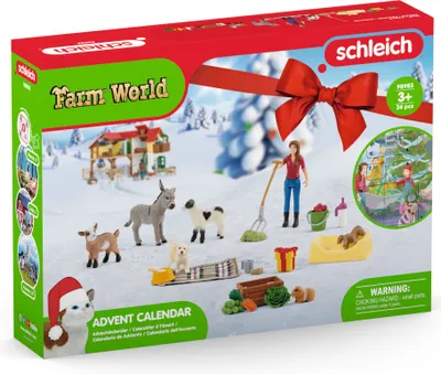 Produktbild von Schleich Toys Schleich Farm World 98983 Kalendarz adwentowy 2024 FW Kalendarz adwentowy do zabawy w sezonie kalendarz adwentowy
