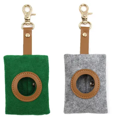 Immagine prodotto di 2 dispenser per sacchetti per cani - Porta sacchetti per escrementi portatile