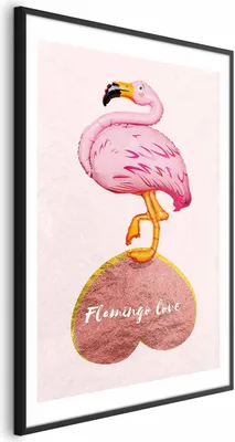Produktbild von Posterpapier Poster - Flamingo in Love 40x60 cm Tiere g-C-0229-ao-a