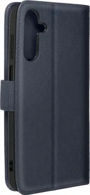 Produktbild von Avizar, Kunstlederetui mit Standfunktion Samsung Galaxy A15, Nachtblau