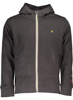 Produktbild von Herren Kapuzensweatshirt Grau: Gefüttert, Reißverschluss & Taschen