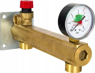 Produktbild von Messing Warmwasser-Sicherheitsgruppe 6 Bar