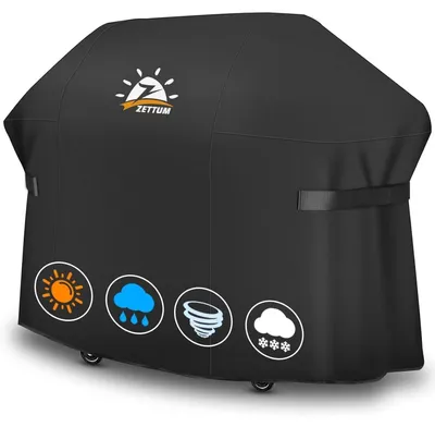Produktbild von Grillabdeckung 190 cm Heavy Duty Wasserdicht für Weber Summit 600 Series, Char-Broil, Dyna-glo, Brinkmann