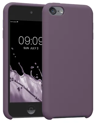 Produktbild von kwmobile Schutzhülle kompatibel mit Apple iPod Touch 6G / 7G (6. und 7.Generation) - Hülle Silikon gummiert - Cover Case in Helle Iris