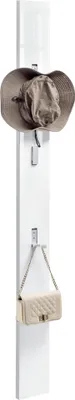 Produktbild von Nástenný vešiak "Hansnes" s 3 sklopnými háčikmi 165 cm biely