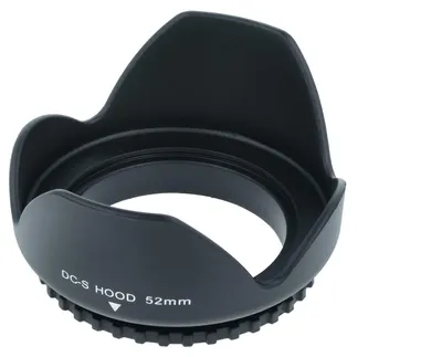 Produktbild von vhbw Gegenlichtblende für 52mm Objektiv, tulpenförmig, 7,6 cm, schwarz