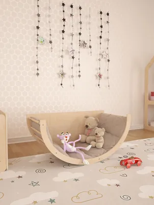 Produktbild von Skye Decor, Arco - Birchwood, Pikler-Kletterer aus Holz, Birkenholz, 100 % Buchensperrholz, 120 x 61,5 x 55 cm