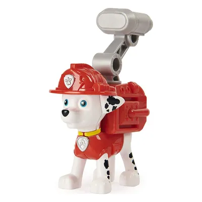 Produktbild von PAW Patrol , Action Pack-Sammelfigur Marshall mit Geräuschen, für Kinder ab 3 Jahren, 3 Jahr(e), Grau, Rot, Weiß, 1 Stück(e)