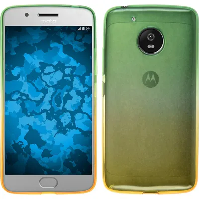 Produktbild von PhoneNatic Case kompatibel mit Lenovo Moto G5 - Design:03 Silikon Hülle Ombrè + 2 Schutzfolien