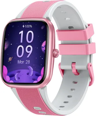 Produktbild von Kinder-Smartwatch mit wasserdichter Schrittzähler, Fitness-Tracker, 20 Sportmodi Telefonfunktion, Herzfrequenz, Schlaf