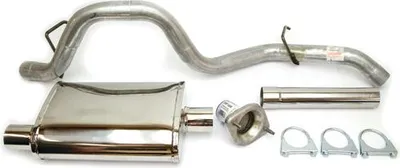 Zdjęcie produktu dla Sportowy układ wydechowy 4.0-L. Flow Weld Zestaw wydechowy ze stali nierdzewnej Jeep Wrangler TJ 00-06