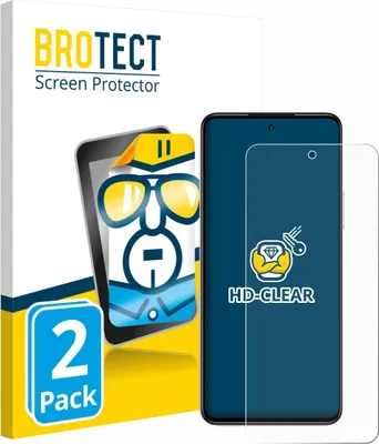Produktbild von 2x Für realme P4x 5G Schutzfolie BROTECT Displayschutz Display Schutz Folie Klar Transparent