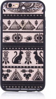 Produktbild von Handy Hülle Mandala für Huawei P9 Design Case Schutzhülle Motiv Ägyptische Zeichen Cover Tasche Bumper Schwarz