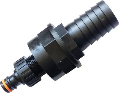 Produktbild von stabiler Schlauchadapter Schlauchverbinder kompatibel Gardena Stecksystem auf 32 mm Poolschlauch