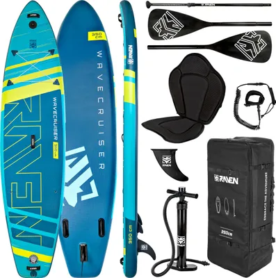 Produktbild von Aufblasbares SUP-Board Raven WaveCruiser Blue/Lime 350cm - NEU!