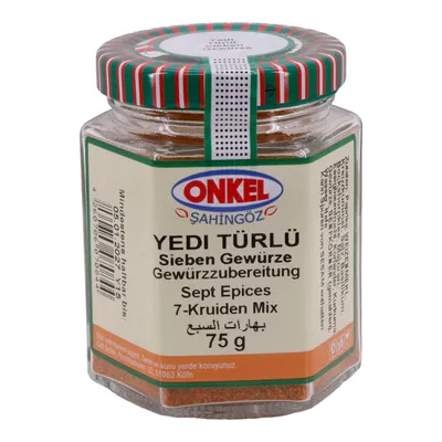 Produktbild von Yedi Türlü - Gewürzmischung - Siebengewürze - Gewürzvorbereitung 75g