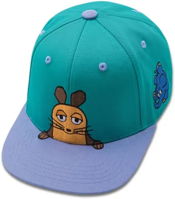 Koaa Kinder Snapback Cap Maus Elefant & Ente "Die Crew" in blau