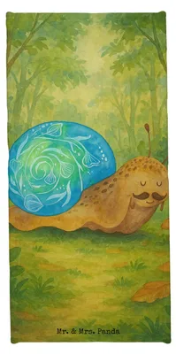 Produktbild von Mr. & Mrs. Panda sporthandtuch Schnecke Sir Design - Gelb Pastell - Geschenk, Schnecken, Strandtuch, Weisheit, Lebenszeit, Lustige Sprüche, Handtuch, Strandlaken