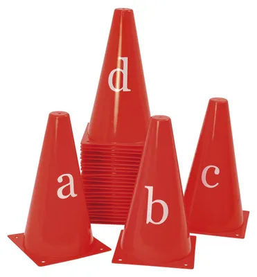 Produktbild von Happy Kidz Buchstabenkegel 201300040