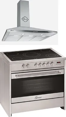 Produktbild von Gurari Elektro-Standherd GCH E 912 X + GCH 147 IS 9 Dunstabzugshaube 90 cm