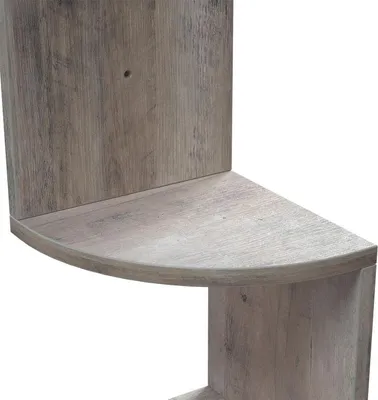 Obrázek produktu pro Designová rohová police 5 polic, 20x20x127,5 cm