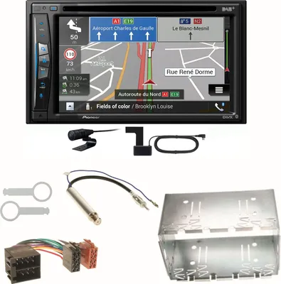 Produktbild von Pioneer AVIC-Z730DAB Navigation CD USB Einbauset für Polo 6N2 9N Bora Ibiza 6L