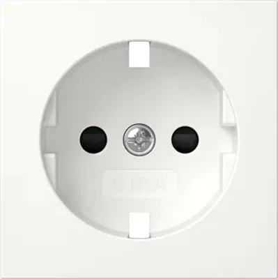 Produktbild von GIRA Abd. SCHUKO-Steckd. SH Reinweiß 492103
