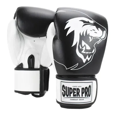 Immagine prodotto di Super Pro Combat Gear Undisputed Boxing Bag Guanti in pelle nero/bianco-XL