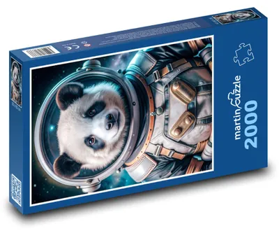 Zdjęcie produktu dla martinpuzzle - Puzzle 2000 - Panda, kosmonauta
