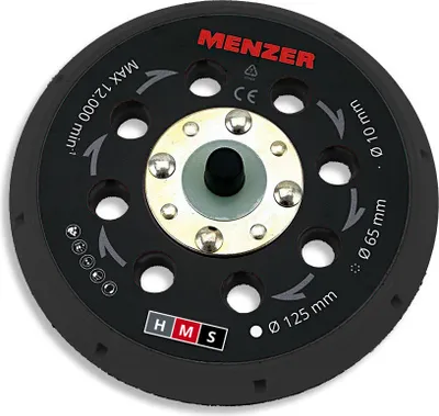 Produktbild von MENZER Multi-Loch-Schleifteller 125 mm Soft für den MENZER ETS 125 5.0 und 2.5
