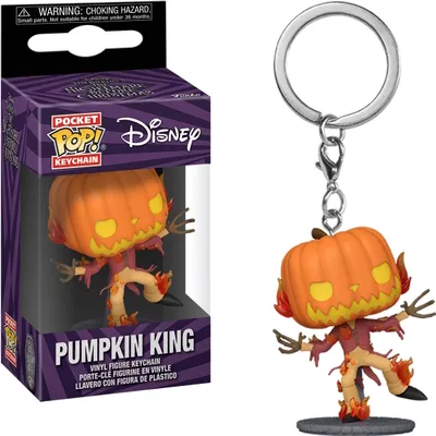 Produktbild von Disney - Pumpkin King - Schlüsselanhänger Funko Pocket POP! Keychain