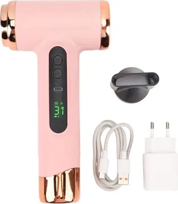 Produktbild von Schnurloser Haartrockner, tragbares Reisen 200 W schnelle ionische Luftstrom, heißer Kaltwinddesign, 15000mah wiederaufladbare USB -Trockner Schlafsaa