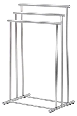 Produktbild von WENKO Handtuch Ständer LIONI Edelstahl Badetuch Halter Kleider Stangen Aufhängen