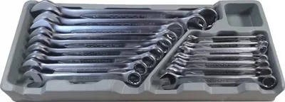 Immagine prodotto di Set di chiavi a bussola combinate, da 6 a 24 mm, 16 pezzi